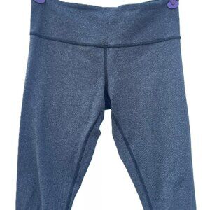 Lululemon Wunder Under 21" Cropped Legging Size 6 - Grey